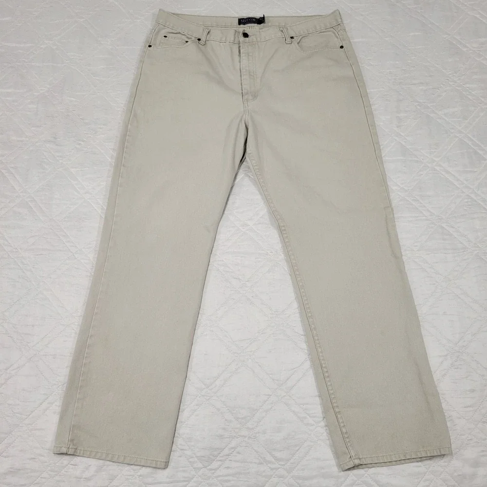 Army Navy beige‎ chino pants men's 42X32